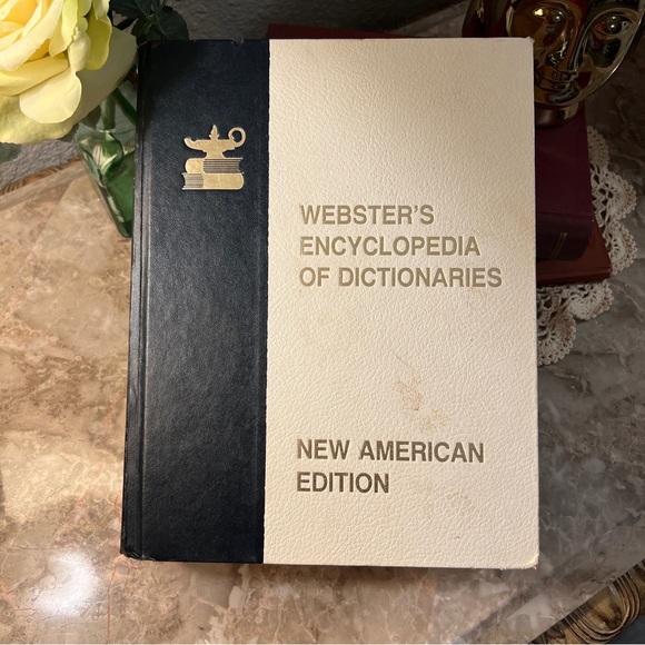 Webster's Encyclopedia of Dictionaries New American Edition 1978 Large Type - Picture 1 of 9
